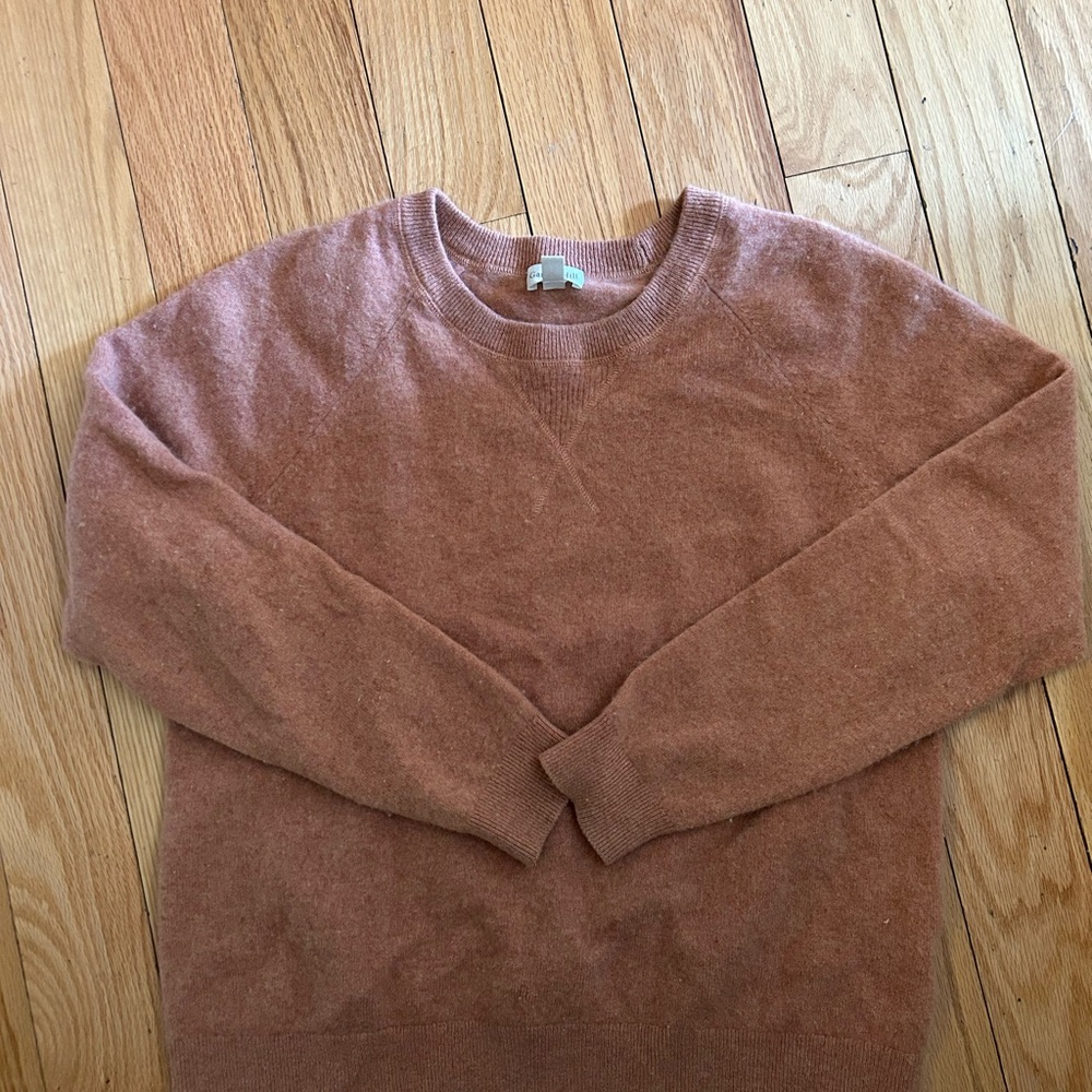 Garnet Hill Washable cashmere sweatshirt